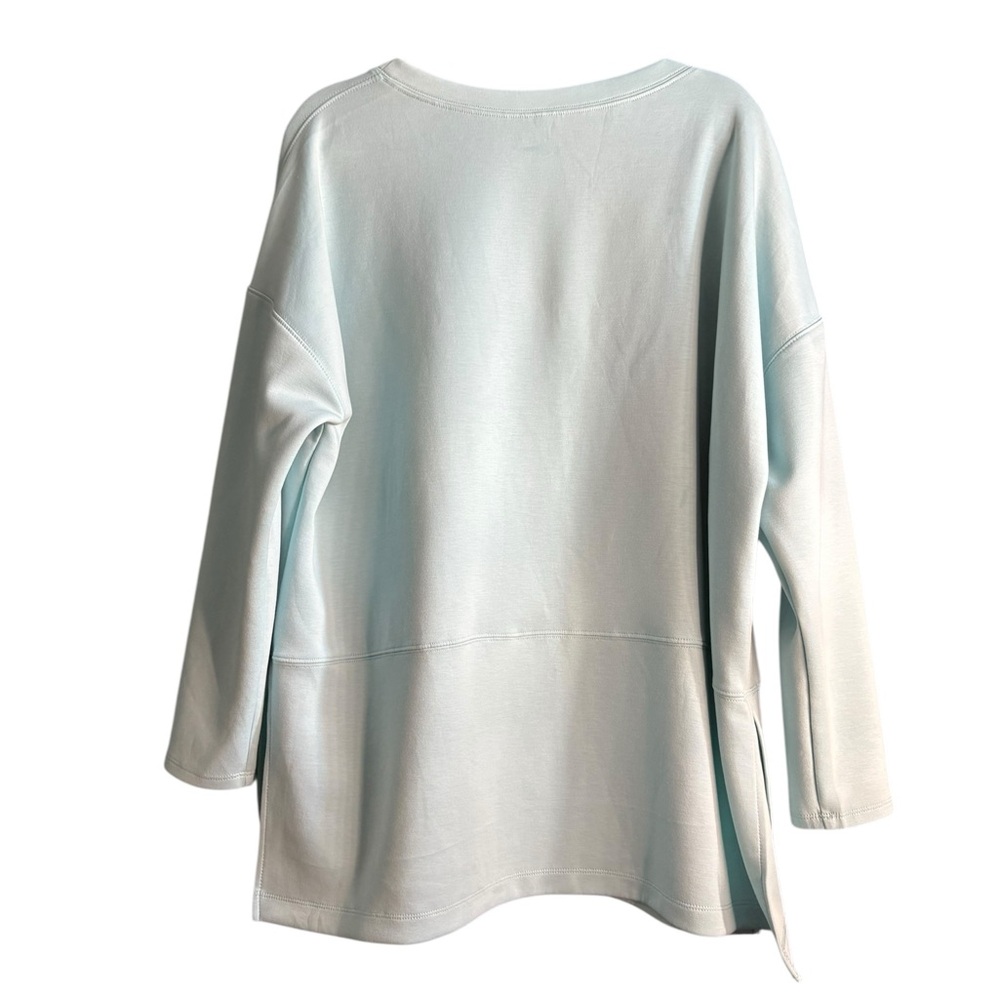 Dear Scarlett Light Blue Sweatshirt size 1X - Picture 3 of 6